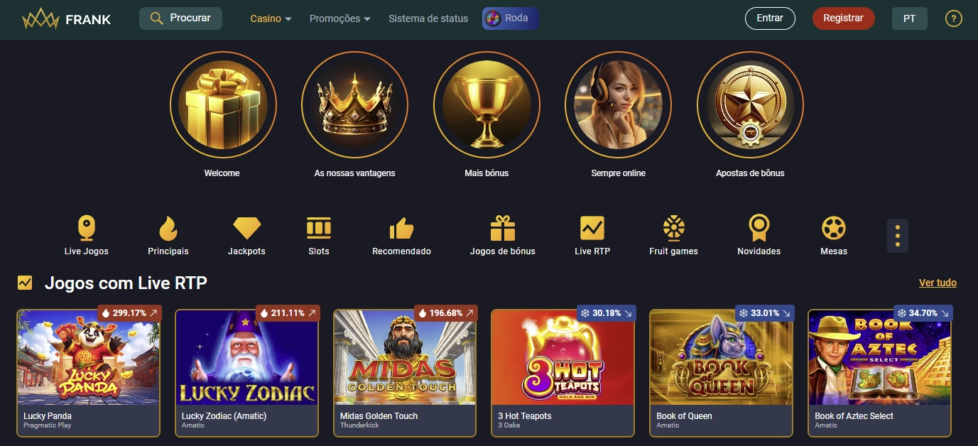 Frank Casino Experience